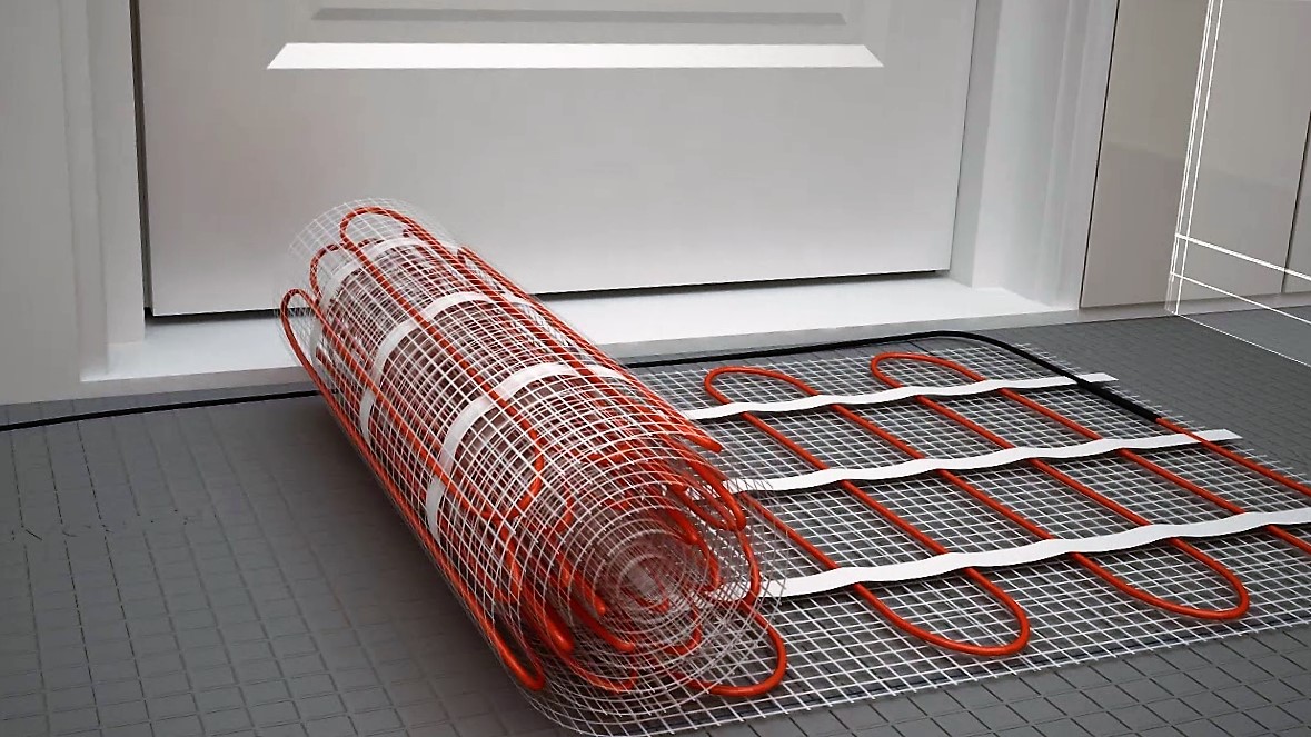 Теплый пол под плитку. Нагревательные маты.